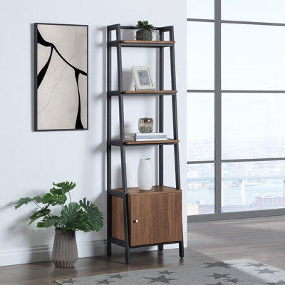 Sacoria 72" Ladder Bookcase
