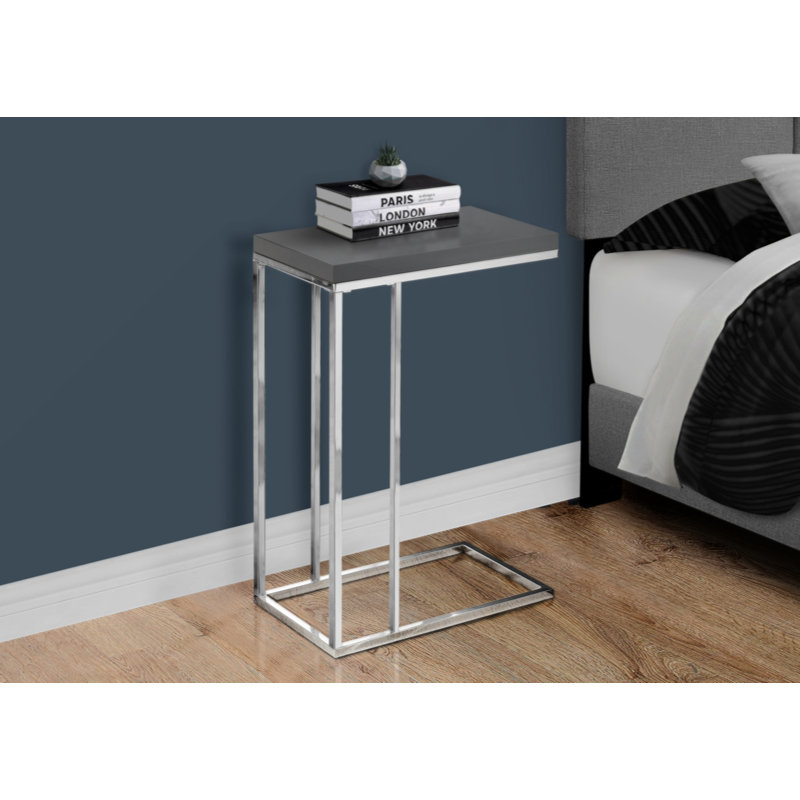 Donohue End Table, Gray Top/Gray Base