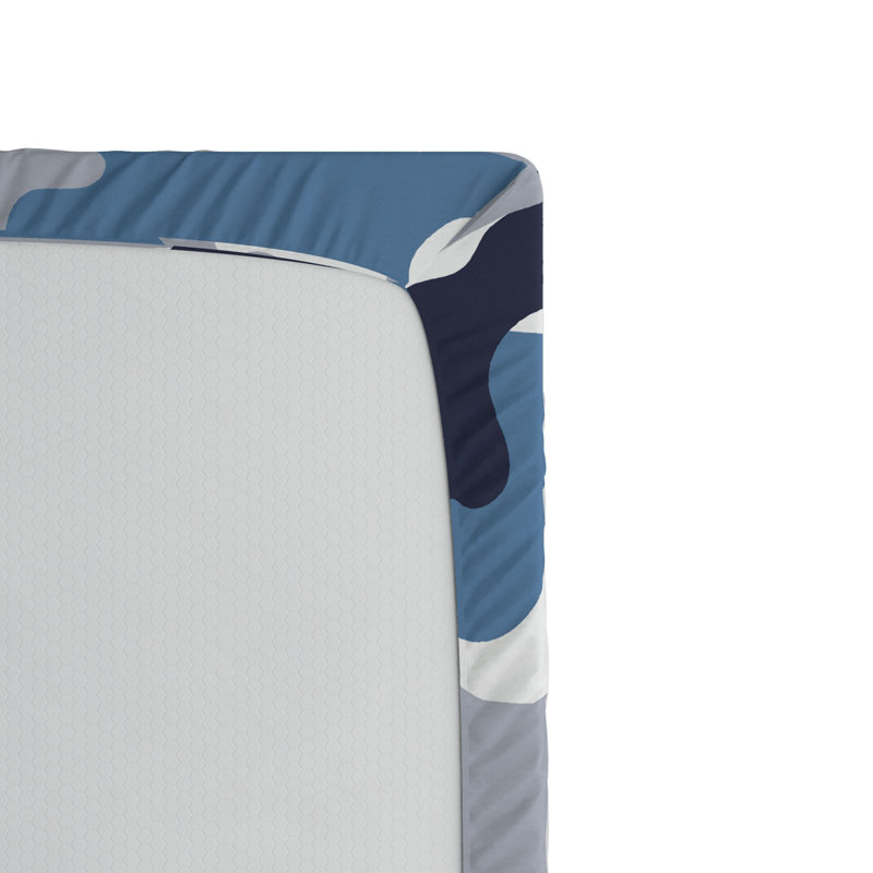 Microfiber Camouflage Fitted Sheet, Twin XL Fitted Sheet