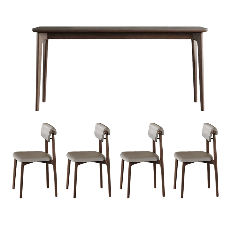 Table et chaise Minimalist Home, H 29,5 po x L 70,8 po x l 35,4 po