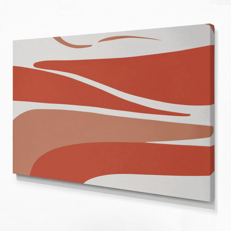 Minimalisme 89, art mural sur toile brune, H 11 po x l 14 po