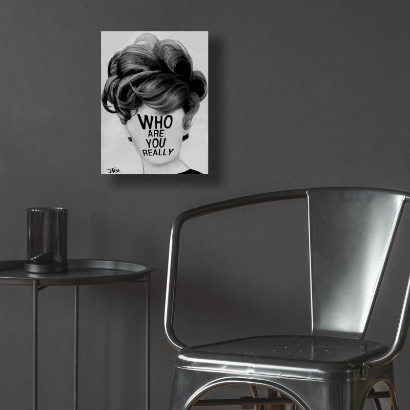 «Really» par Loui Jover, art mural en verre acrylique, H 16 po x l 12 po x P 0,13 po