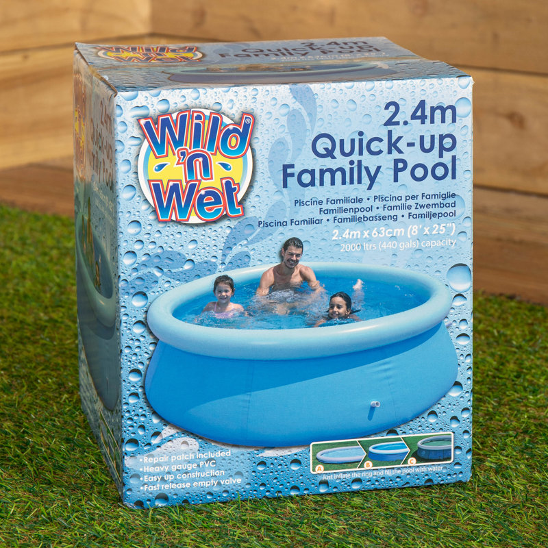 Charleah Deep Quick Up Garden Family Inflatable Pool