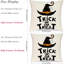 Ensemble de 4 taies d'oreiller décoratives d'Halloween décoratives et décoratives pour l'extérieur d'Halloween (16 x 16)-102673922