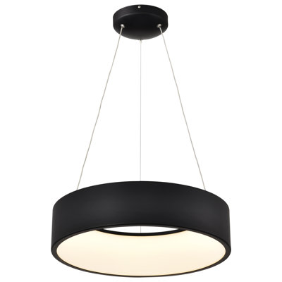 Luminaire suspendu tambour simple à 1 lumière Fynn