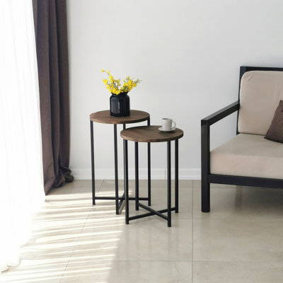 Solid Wood Top Nesting Tables