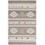 Tapis brun / gris en laine touffeté à la main Wakeisha-972528430