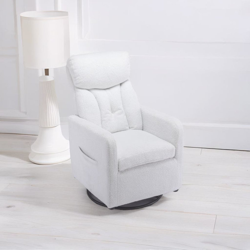 Chaise berçante Orian, Blanc