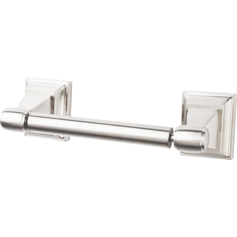 Stratton Bath  Wall Mounted Toilet Paper Holder, Brushed Satin Nickel