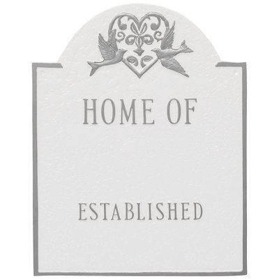 4-Line Wall Address Plaque