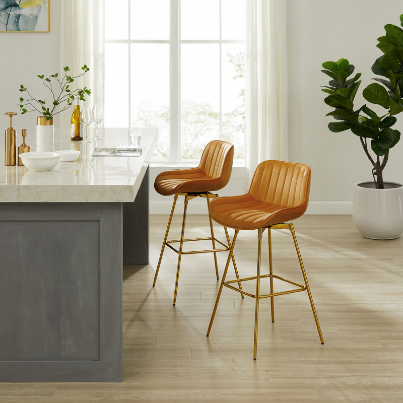 Neuhaus 73.5Cm Swivel Bar Stool, Caramel