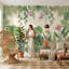 Papier peint botanique tropical, oiseau du paradis-1115342415-1115342403