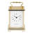 Roman Numeral Metal Quartz Movement / Crystal Tabletop Clock in Gold