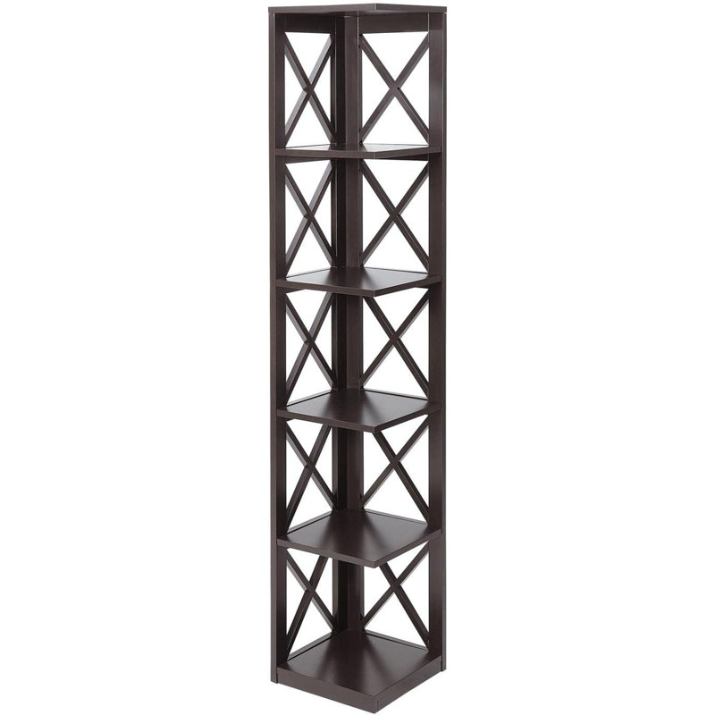 Lillydale 30.48cm W Bookcase, 161.93"H x 30.48"W x 30.48"D
