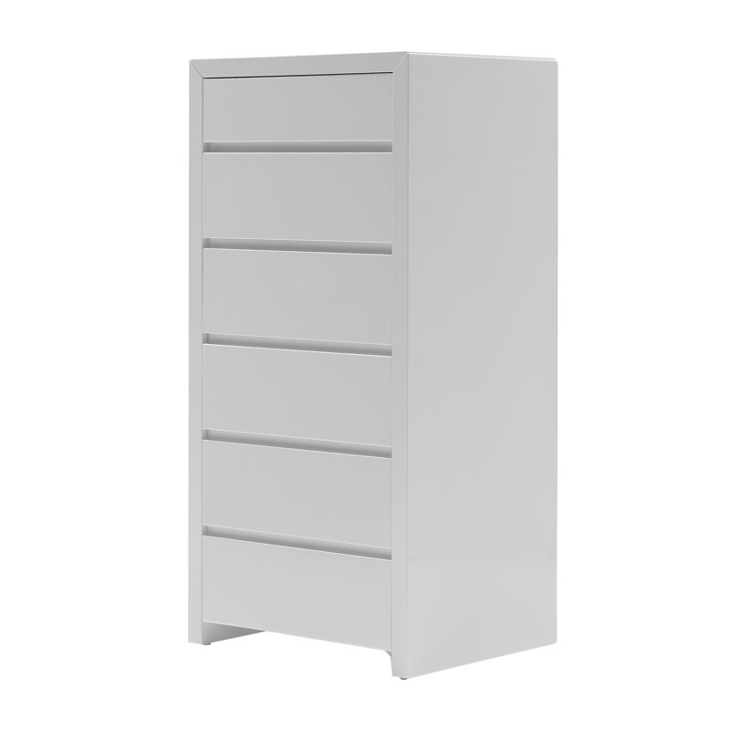 Blanche 24'' W 6 - Drawer Dresser, White