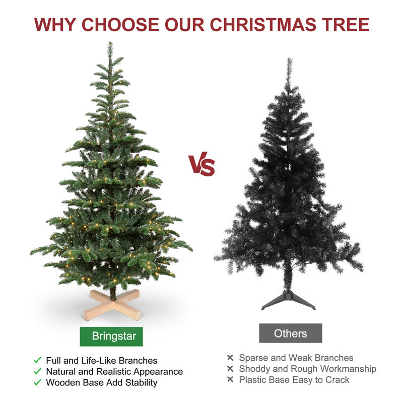 Arbre de Noël épinette pré-éclairé, 8 pi