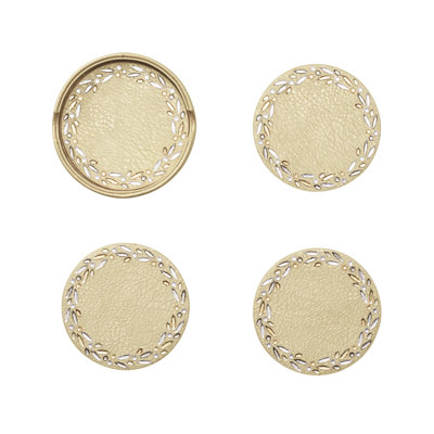 Bejeweled Coaster Set in a Caddy