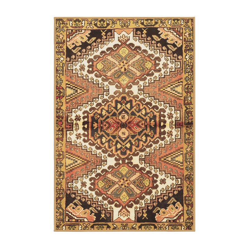 Mashud Performance Oriental Indoor Rug, Rectangle 7' x 9'