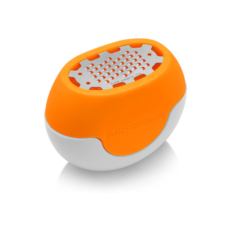 Microplane Stainless Steel Grater, Orange