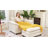 49.5'' W Oversized Premium Chenille Armchair And A Half With Accent Pillow & Removable Cushions-823925342