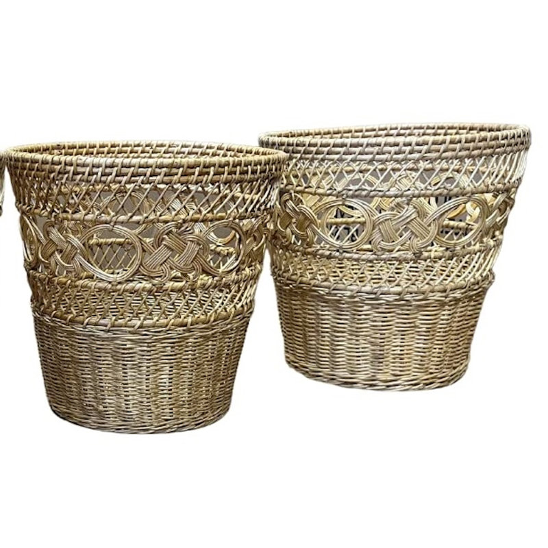 Panier à déchets en osier (2 gallons)