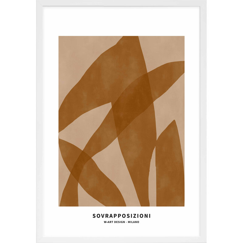 Zabini 4, reproduction d'art encadrée, Blanc, H 30 po x l 21 po x P 1,25 po