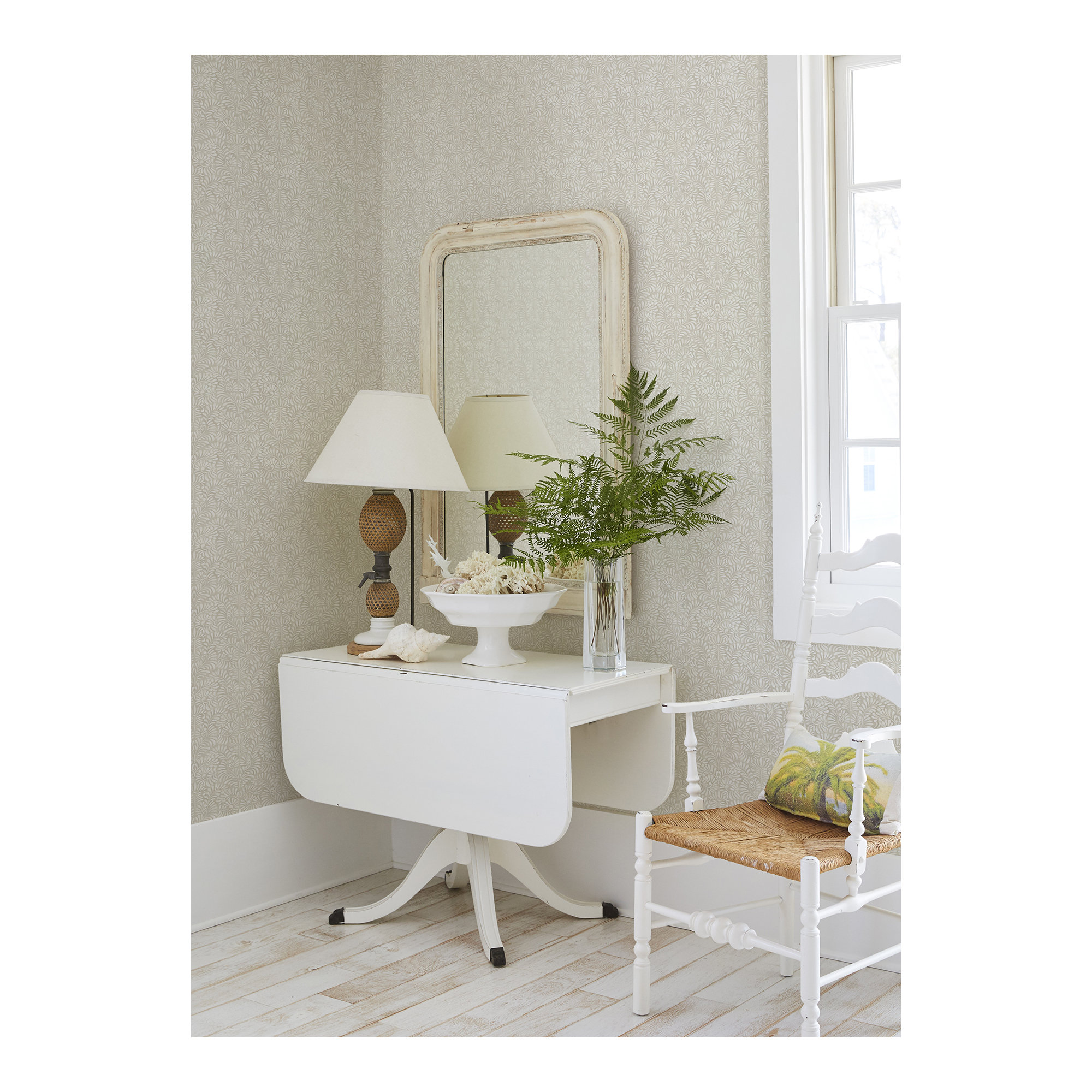 Cedric Floral Wallpaper, Brown