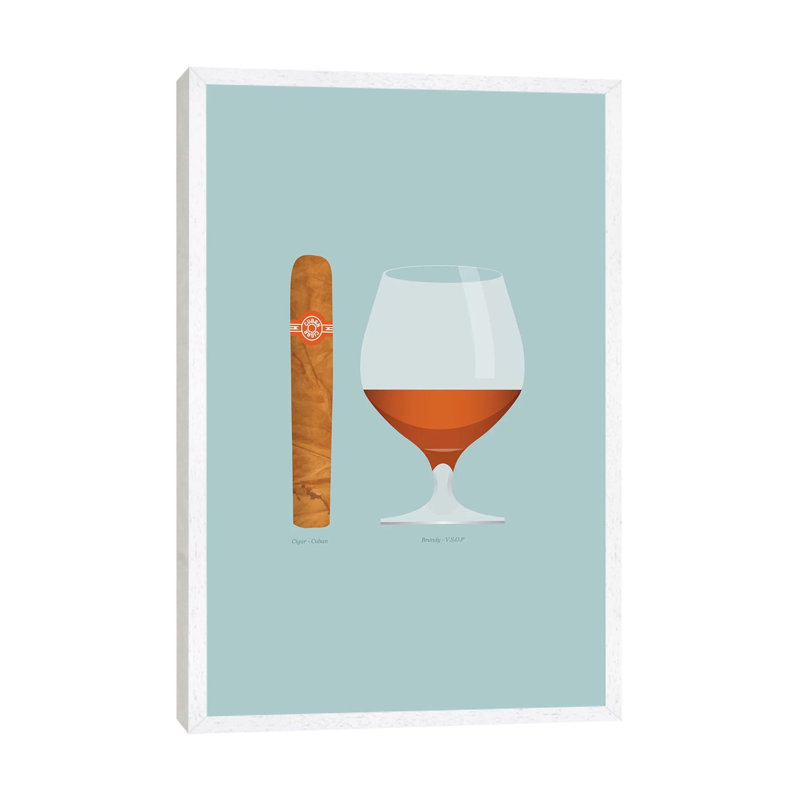 Brandy by Stephen Wildish - Floater Frame Gallery-Wrapped Canvas Giclée on Canvas, White Framed Canvas