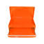 22,61 po Armoire à outils profonde avec plateau amovible - 5 roulettes verrouillables en métal orange et tablette réglable-851876582