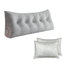 Coussin de tête de lit triangulaire avec taies d'oreiller standard pour la compression du grand lit