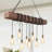 Smither 8 - Light Kitchen Island Rectangle Pendant with Rope Accents