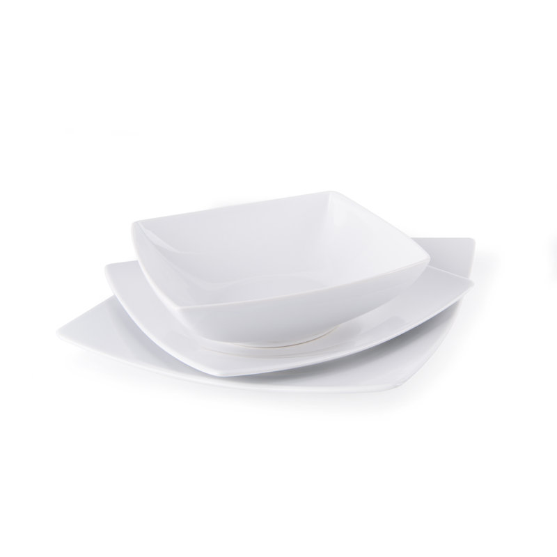 Shiny 18 Piece Dinnerware Set - Service for 6