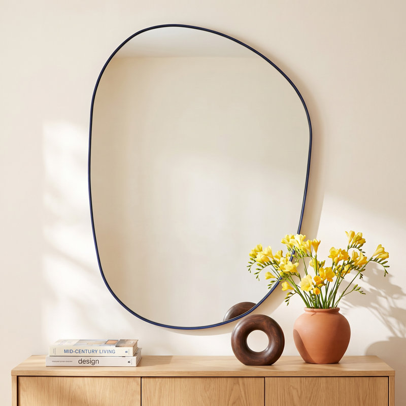 Naoto Metal Asymmetrical Mirror