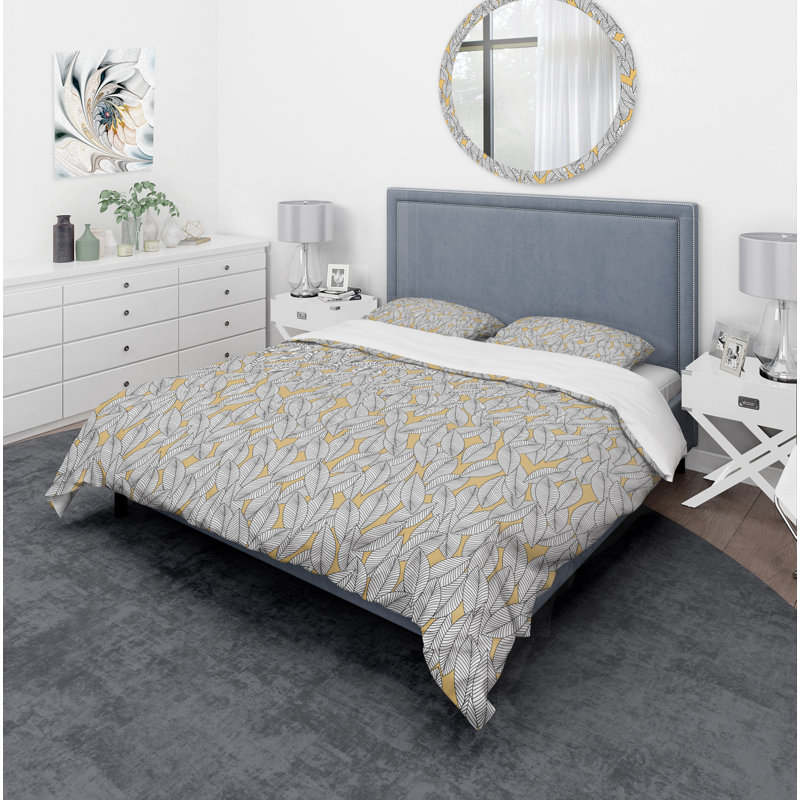 Ensemble de housse de couette moderne et contemporaine, Housse de couette double / grand + 2 taies