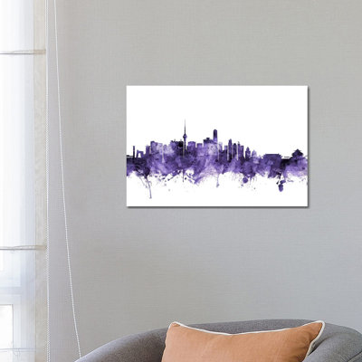 Beijing, China Skyline by Michael Tompsett - Wrapped Canvas Gallery-Wrapped Canvas Giclée