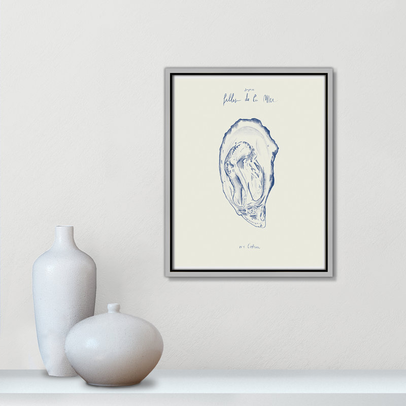 «Filles de la mer I» par Mora, Flottant argenté, H 15,5 po x l 12,5 po