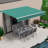 Buildingsup 8 " W x 10 " D Polyester Cover Retractable Patio Awning