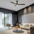 Riley 48'' Smart Ceiling Fan with Remote, Light Kit Included,Works with Google Assistant and Amazon Alexa,Siri Shortcut.