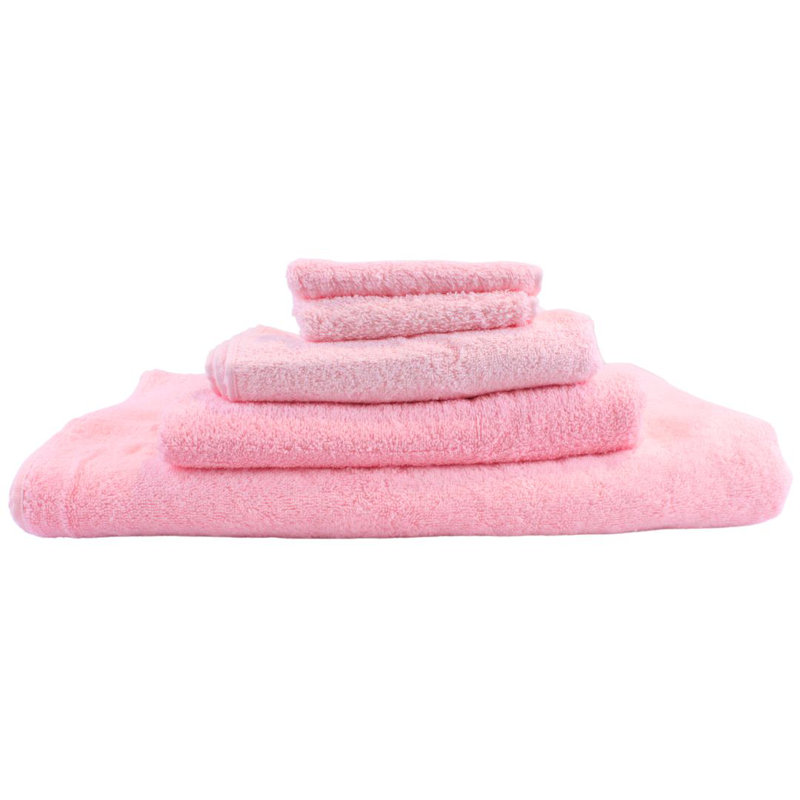 100% Cotton Bath Towels, Pink