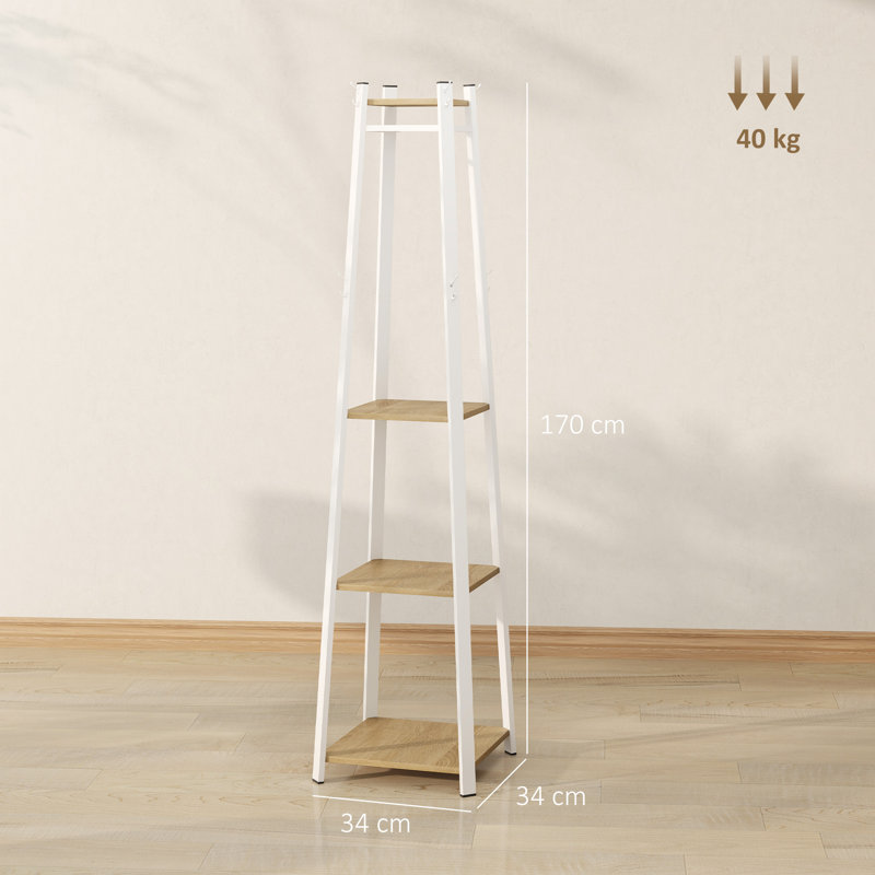 34cm Clothing Rack, Oak