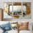 Toile naturelle avec cadre flottant