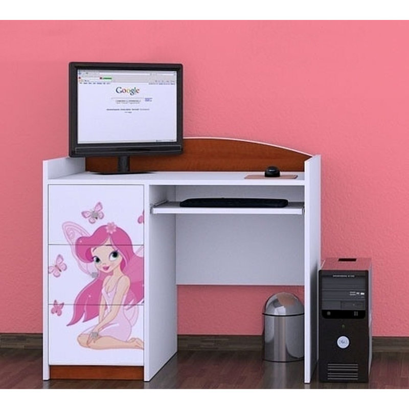 Northup 100cm Computer Desk, Brown