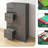 Metal Storage Vertical Filing Cabinet with Lock, Steel File Locker with 4 Drawers and 1 door-680347689