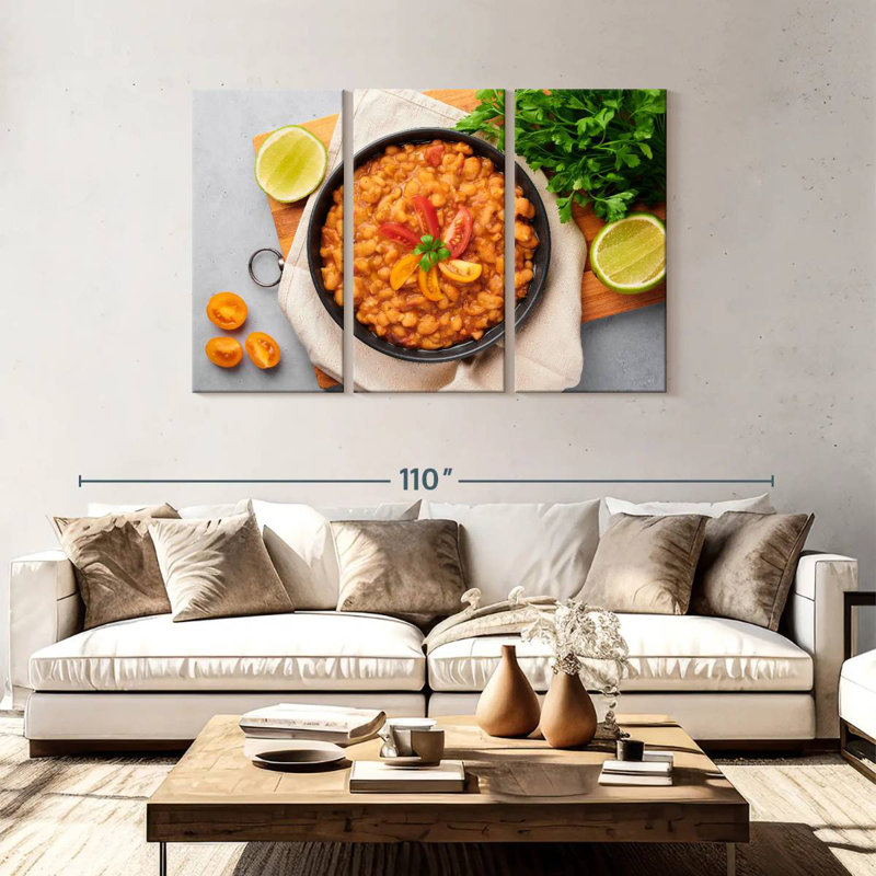 Egyptian Fava Beans, 48" H x 74" W