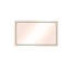 Miroir de salle de bain sans cadre à DEL en cristal poli-1818761784