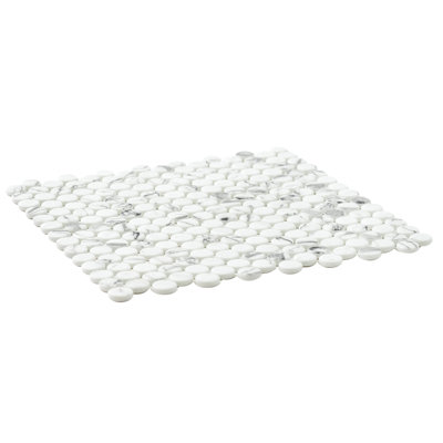 Eterna Penny 12"" x 12"" Recycled Penny Glass Mosaic -  The Tile Life, GPENNBLISFO_1