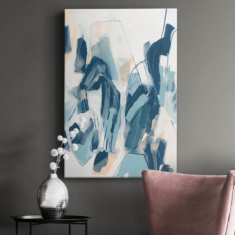«Interlocking Melody II», reproduction encadrée de qualité supérieure - prête à être accrochée, H 18 po x l 12 po