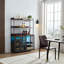 Armoire à café industrielle polyvalente avec plusieurs options de rangement et lumières DEL