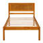 Platform Bed Frame With Headboard , Wood Slat Support , No Box Spring Needed
