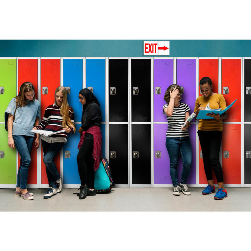 Blue Steel 72" Tall 2-Door Office Locker